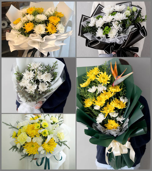 新疆乌鲁木齐市新市区二工街道白事花束代送